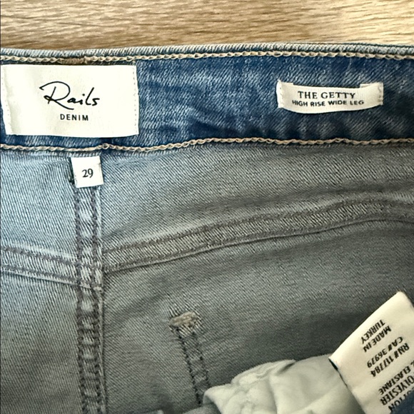 RAILS GETTY WIDE LEG JEANS IN EAST COAST 29 - Picture 10 of 13